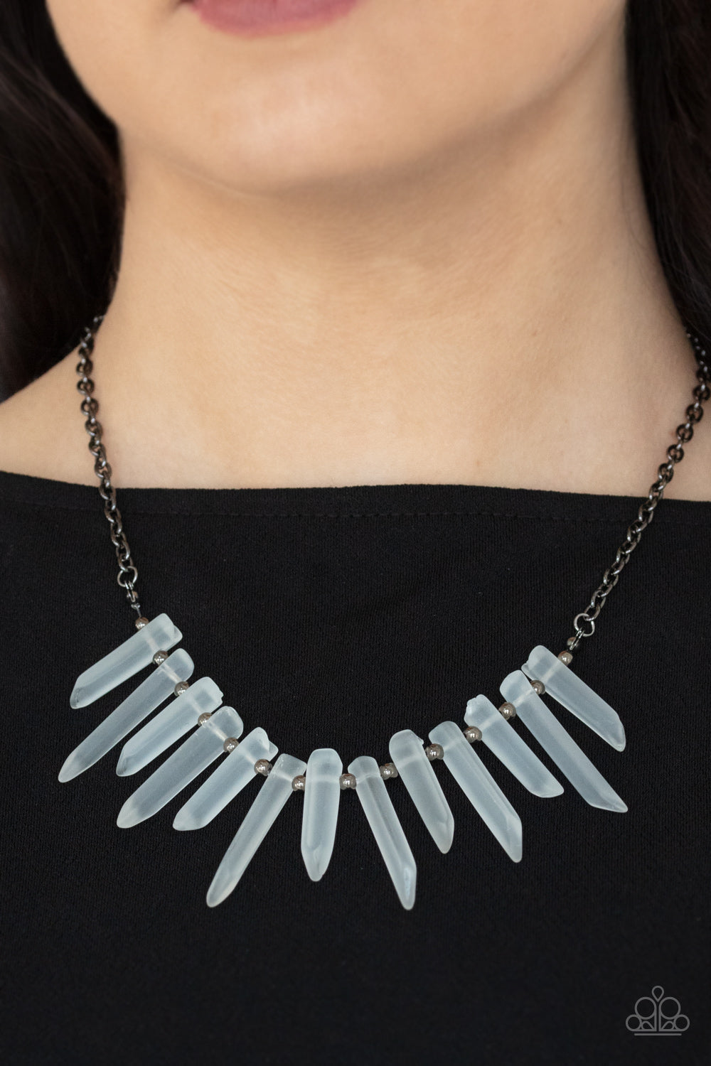 Paparazzi Accessories: Ice Age Intensity - Black Necklace