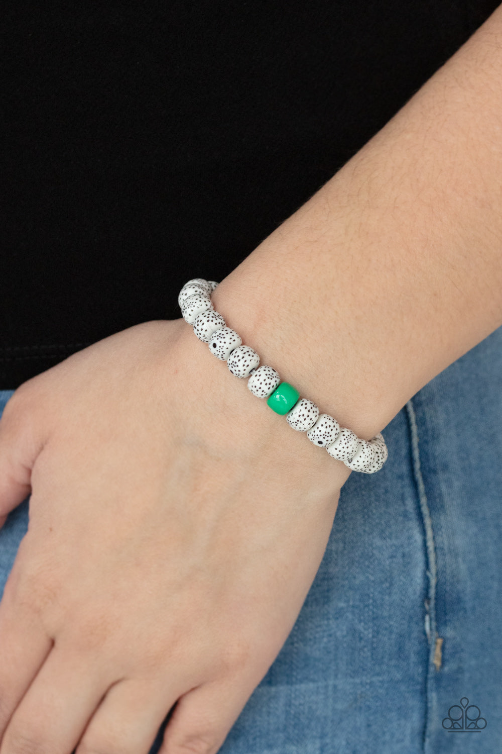 Paparazzi Accessories: ZEN Second Rule - Green Bracelet