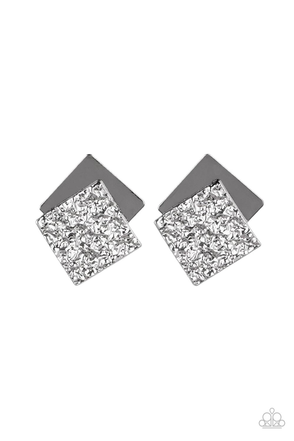 Paparazzi Accessories: Square With Style - Black Earring