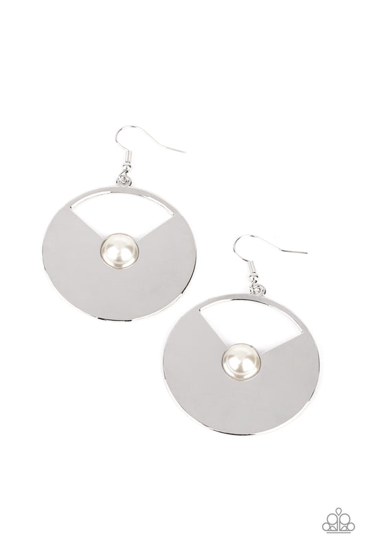 Paparazzi Accessories: Record-Breaking Brilliance - White Earring