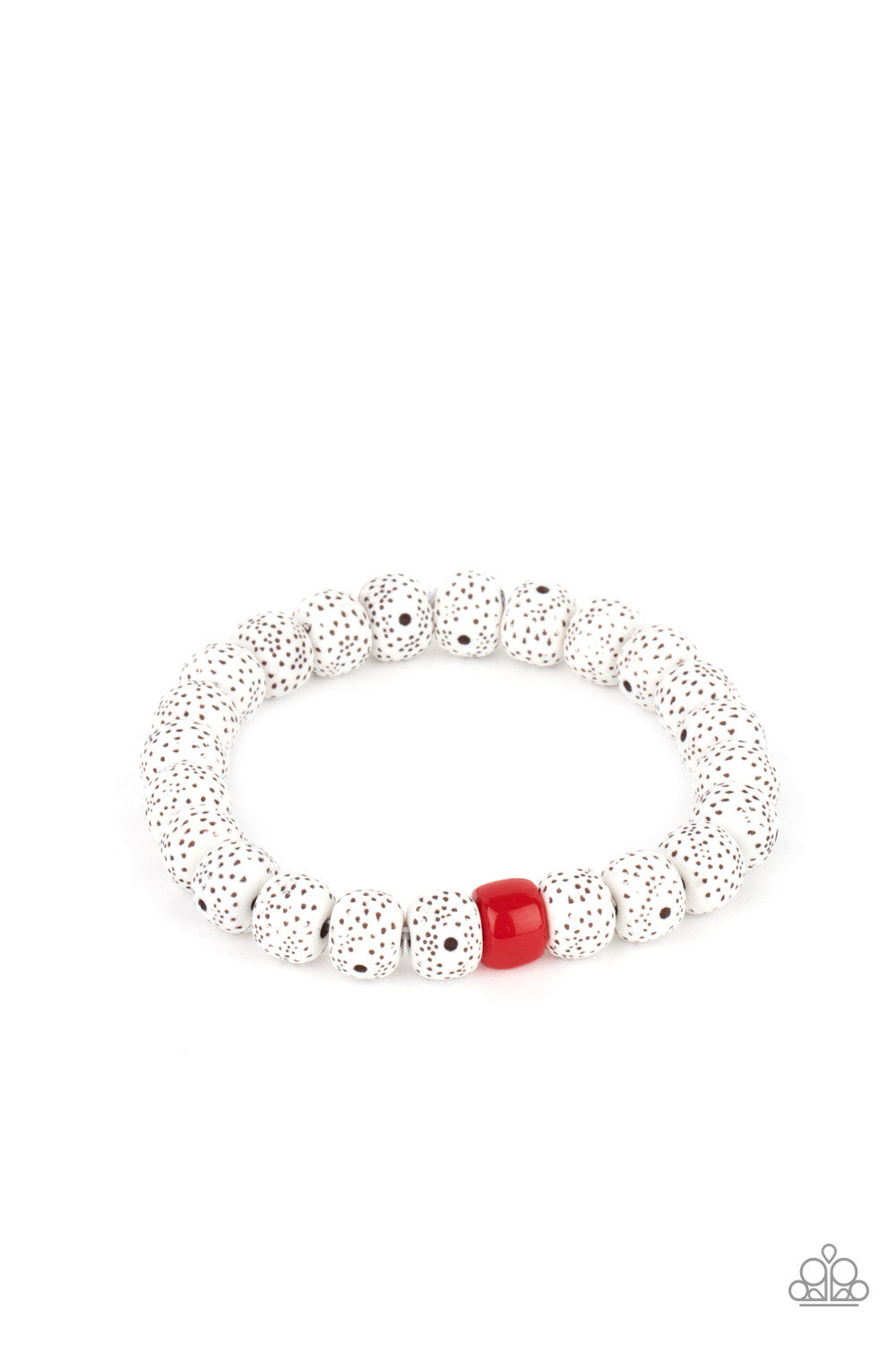 Paparazzi Accessories: ZEN Second Rule - Red Urban Bracelet