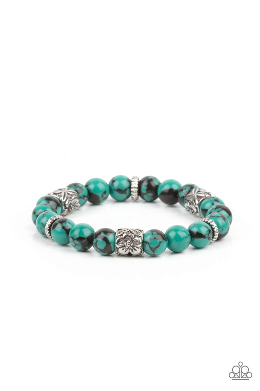 Paparazzi Accessories: Garden Zen - Green Bracelet