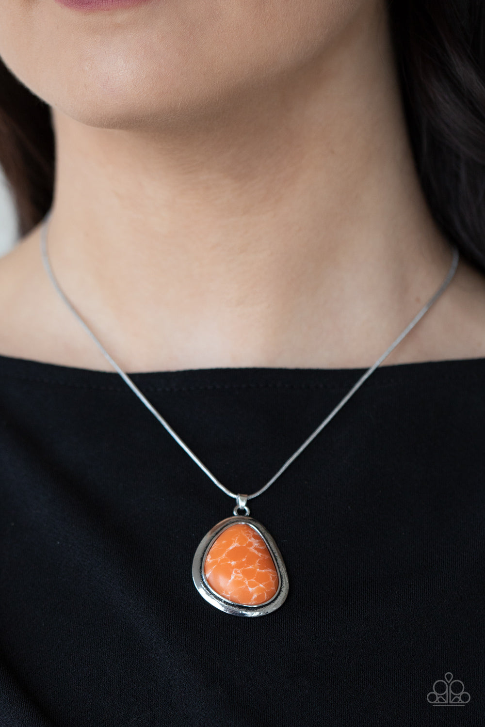 Paparazzi Accessories: Canyon Oasis - Orange Necklace
