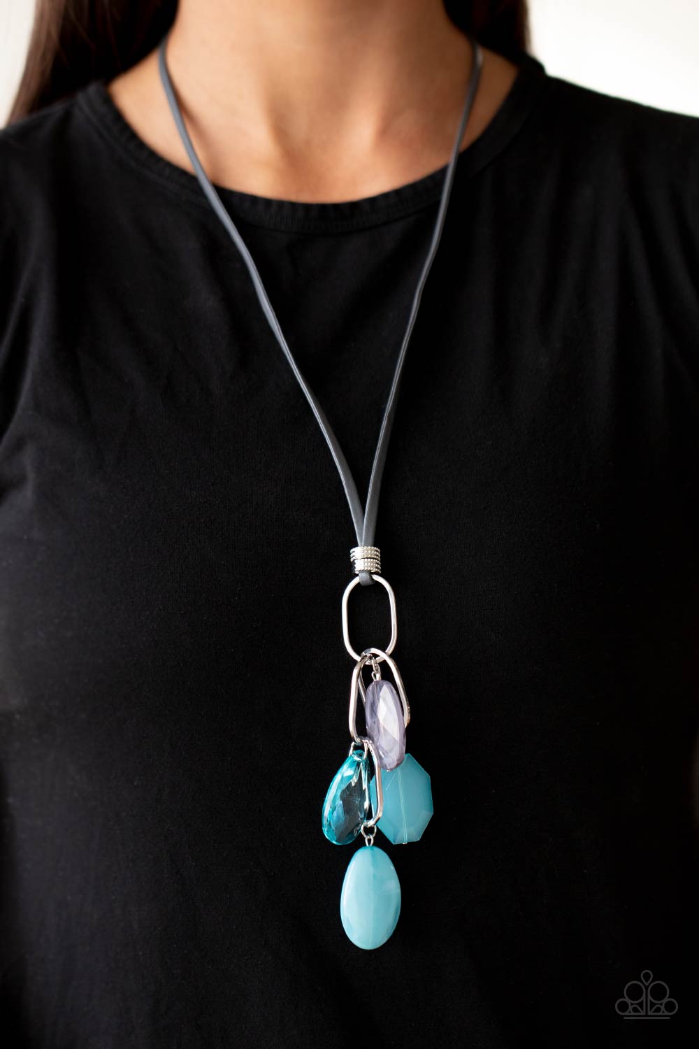 Paparazzi Accessories: Fundamentally Flirtatious - Blue Necklace