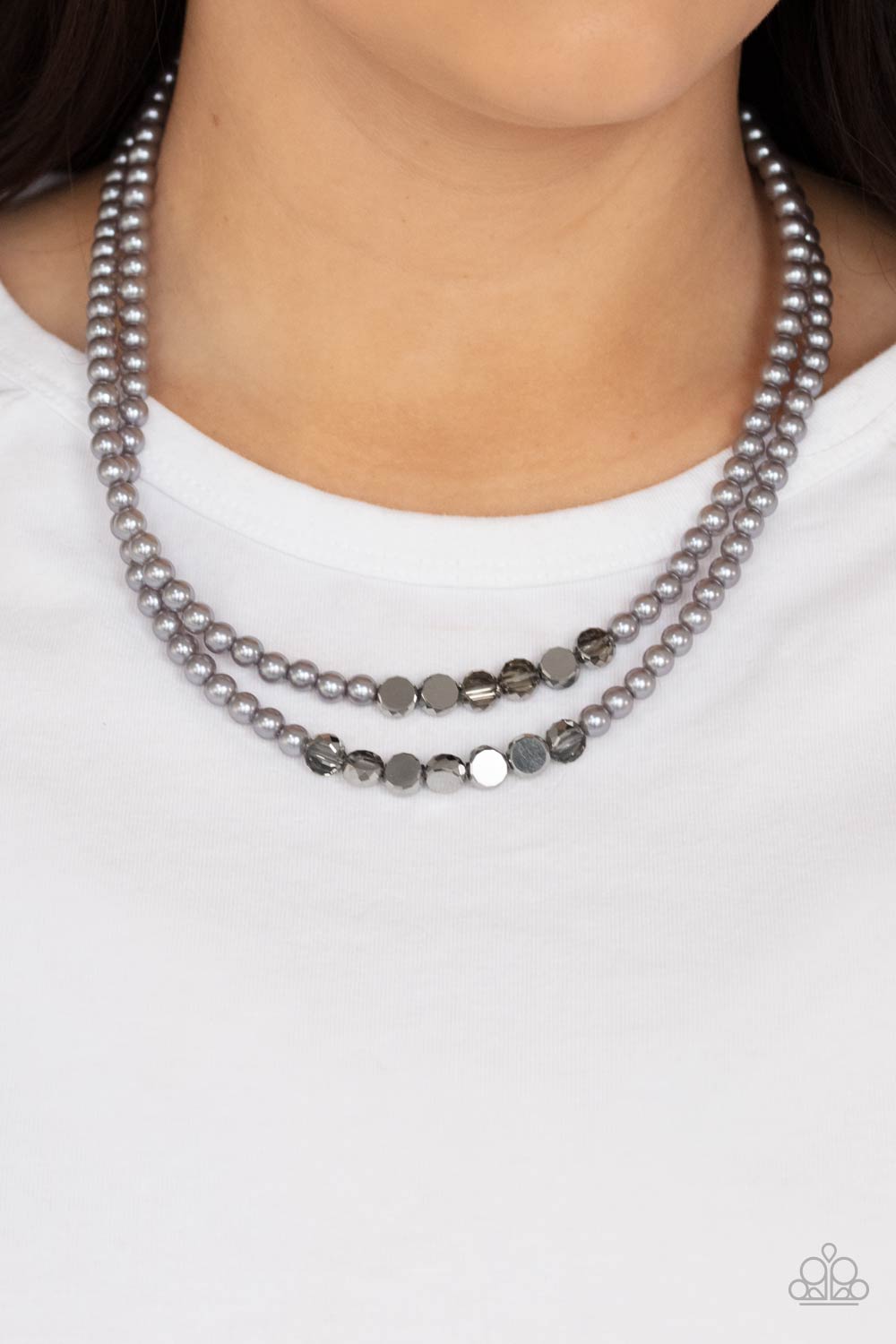 Paparazzi Accessories: Poshly Petite - Silver Necklace