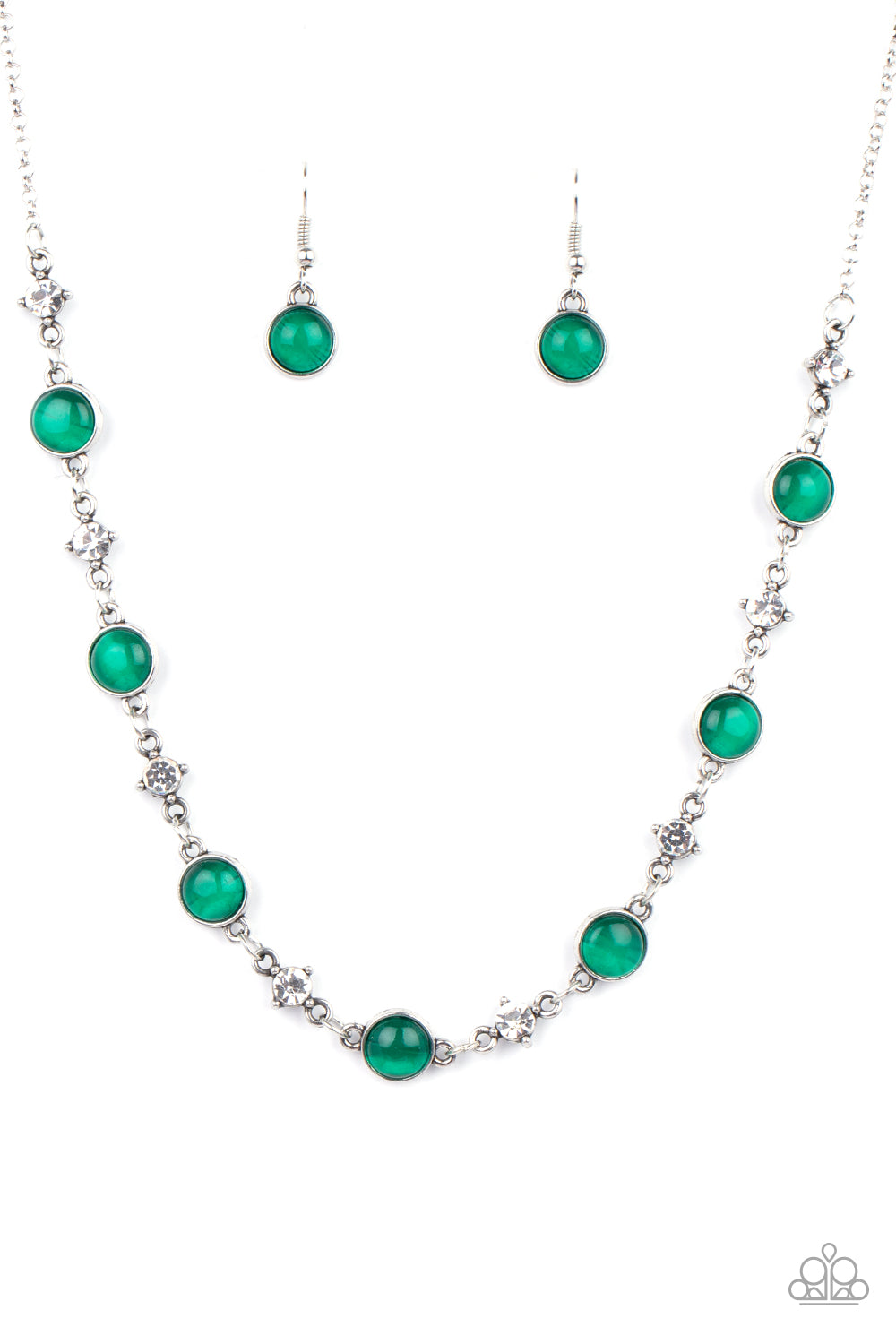 Paparazzi Accessories: Inner Illumination - Green Necklace