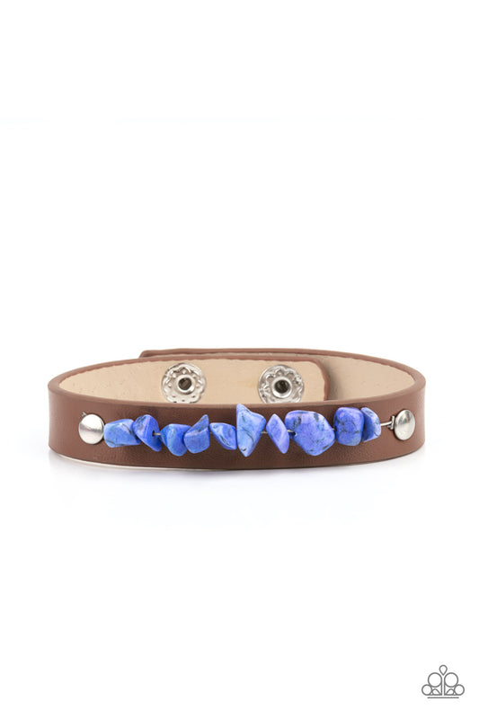 Paparazzi Accessories: Pebble Paradise - Blue Bracelet