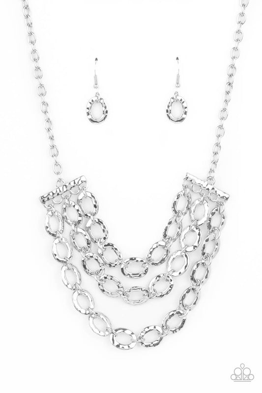 Paparazzi Accessories: Repeat After Me - Silver Necklace