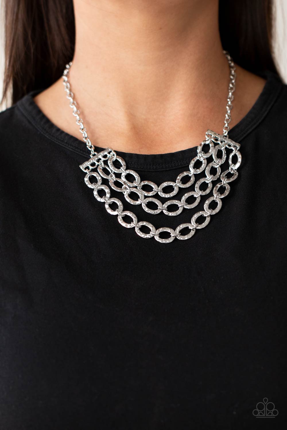 Paparazzi Accessories: Repeat After Me - Silver Necklace