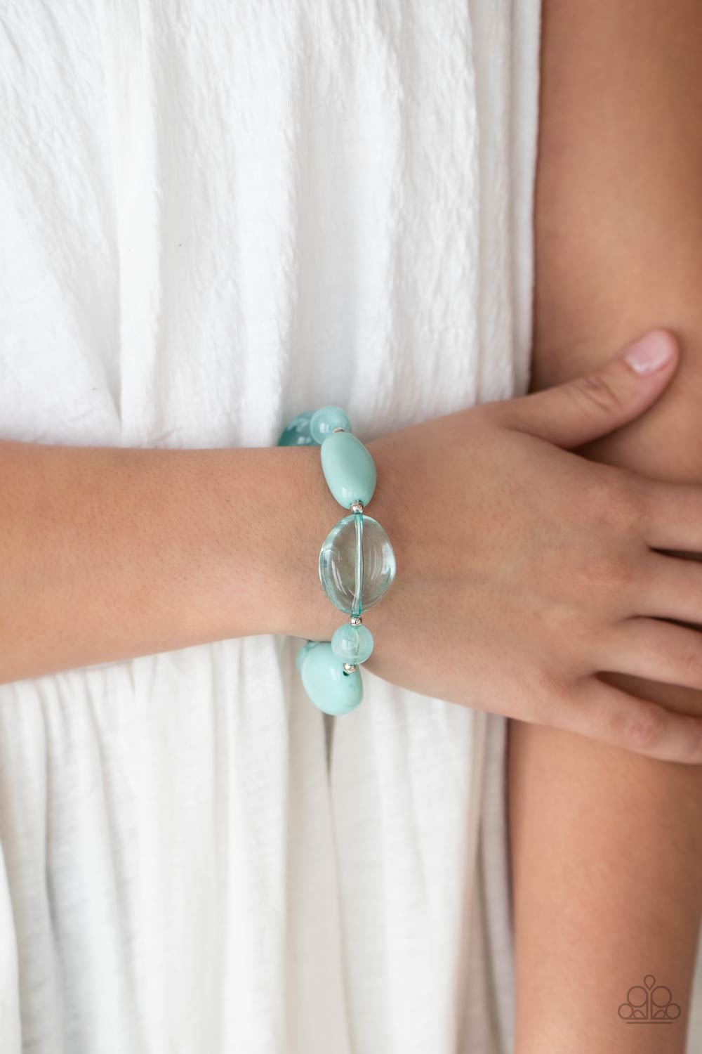 Paparazzi Accessories: I Need a STAYCATION - Blue Bracelet