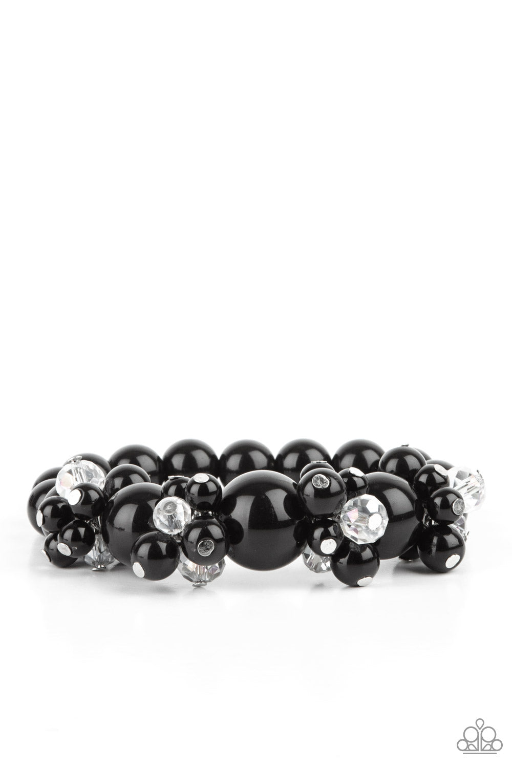 Paparazzi Accessories: Upcycled Upscale - Black Bracelet