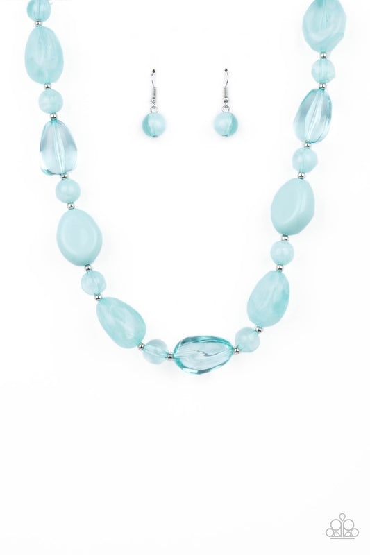 Paparazzi Accessories: Staycation Stunner - Blue Necklace