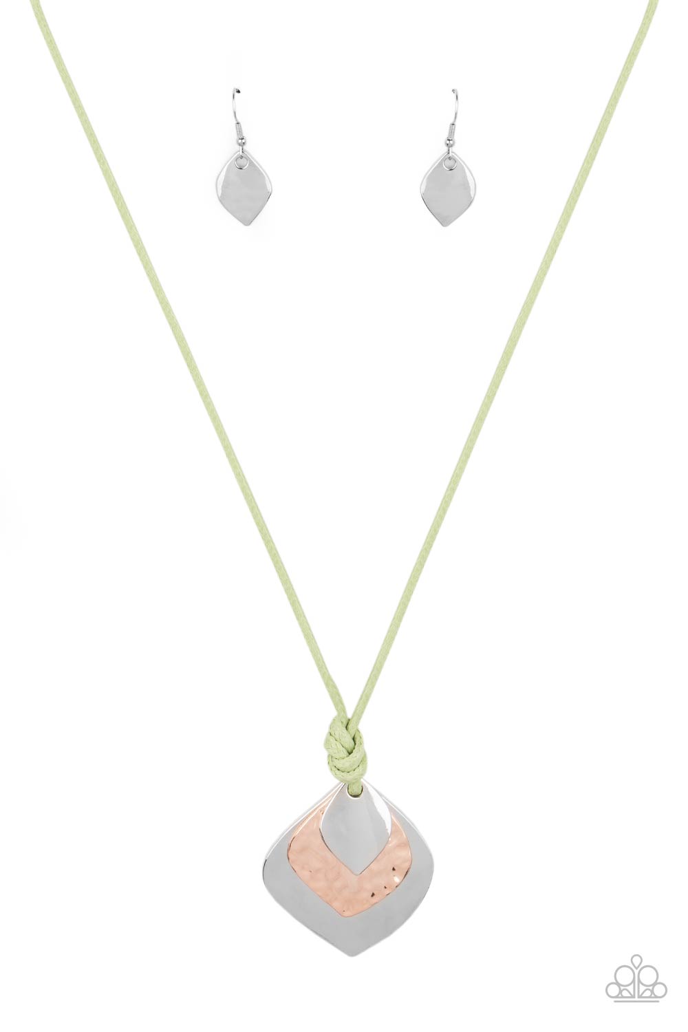 Paparazzi Accessories: Face The ARTIFACTS - Green Necklace