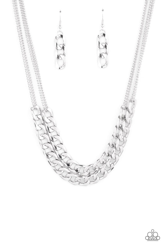 Paparazzi Accessories: Urban Culture - Silver Necklace