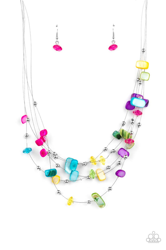 Paparazzi Accessories: Prismatic Pebbles - Multi Necklace