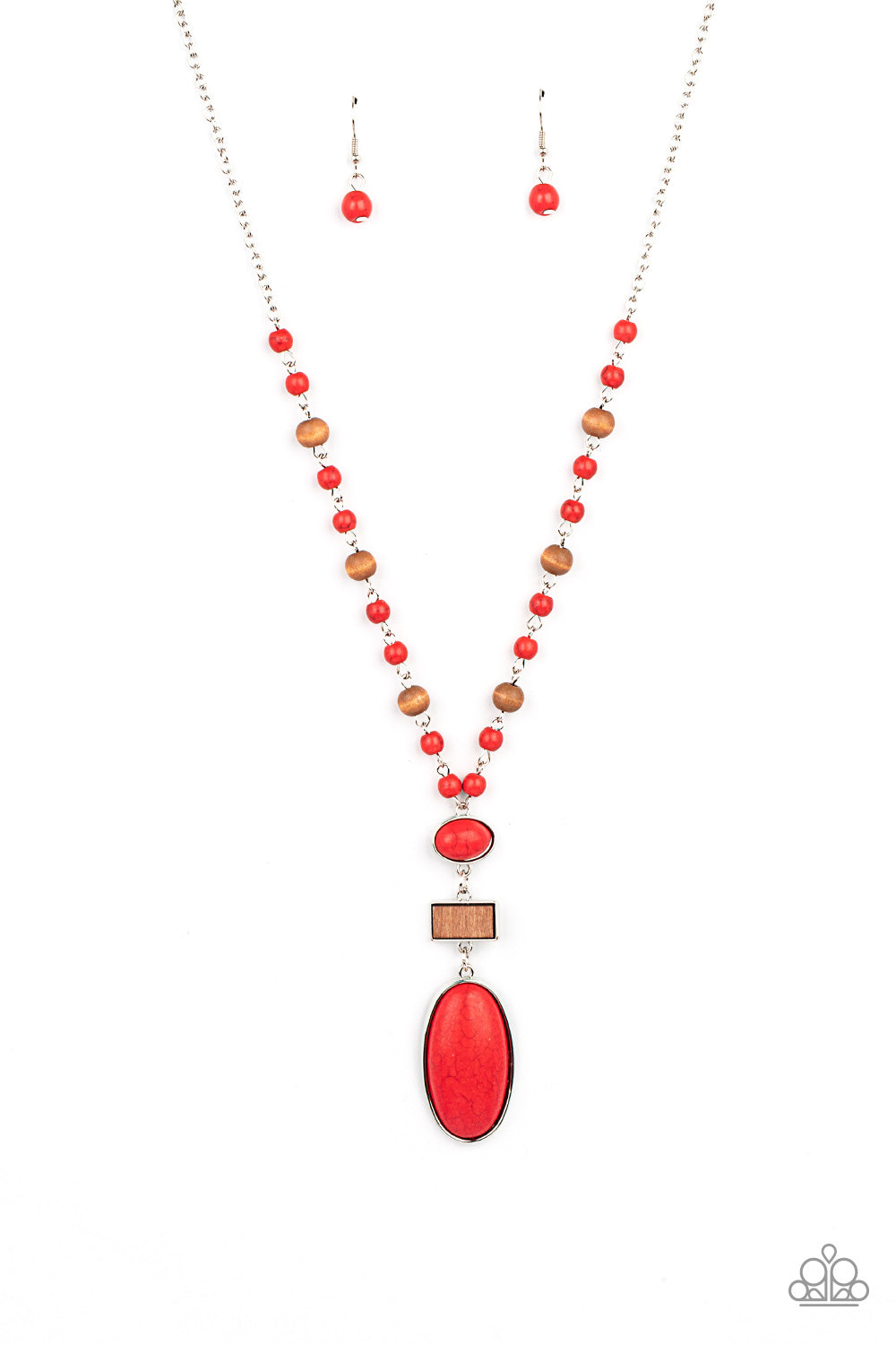 Paparazzi Accessories: Naturally Essential - Red Necklace