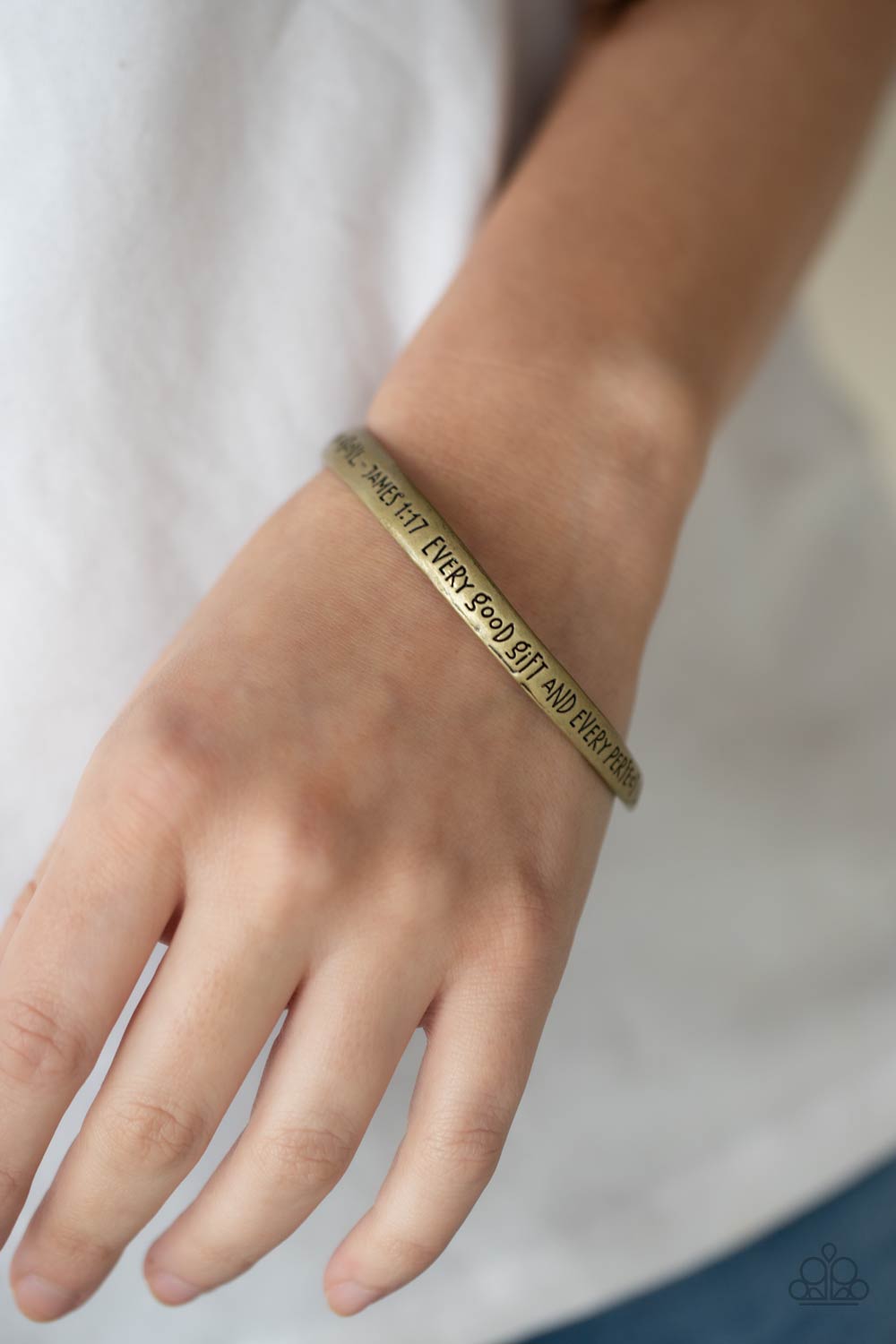 Paparazzi Accessories: Perfect Present - Brass Bracelet