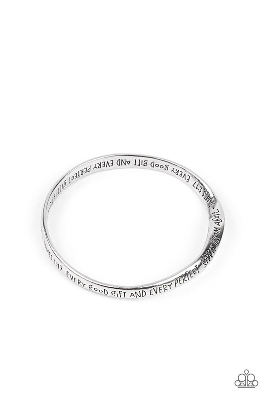 Paparazzi Asseccories: Perfect Present - Silver Bracelet