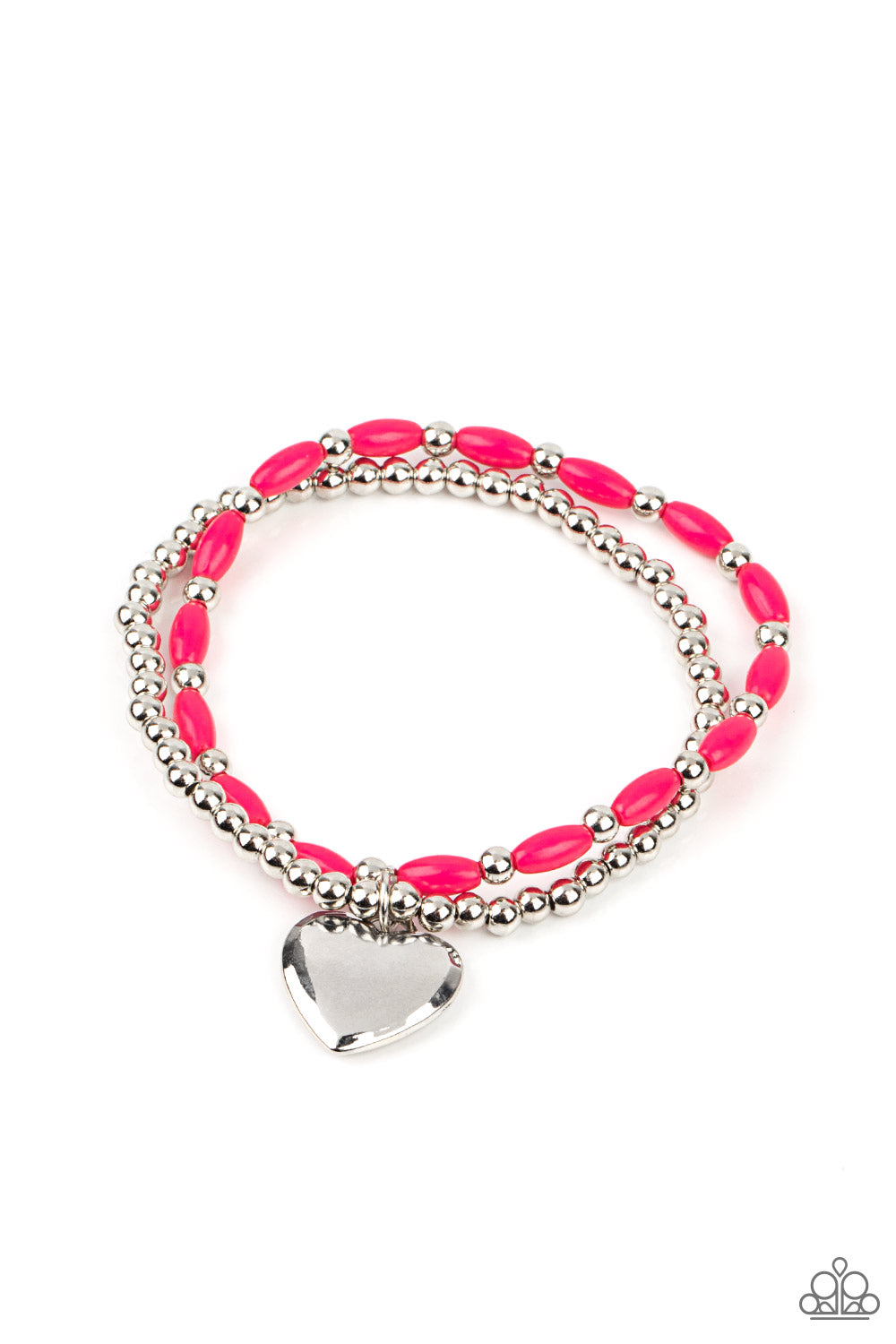 Paparazzi Accessories: Candy Gram - Pink Bracelet