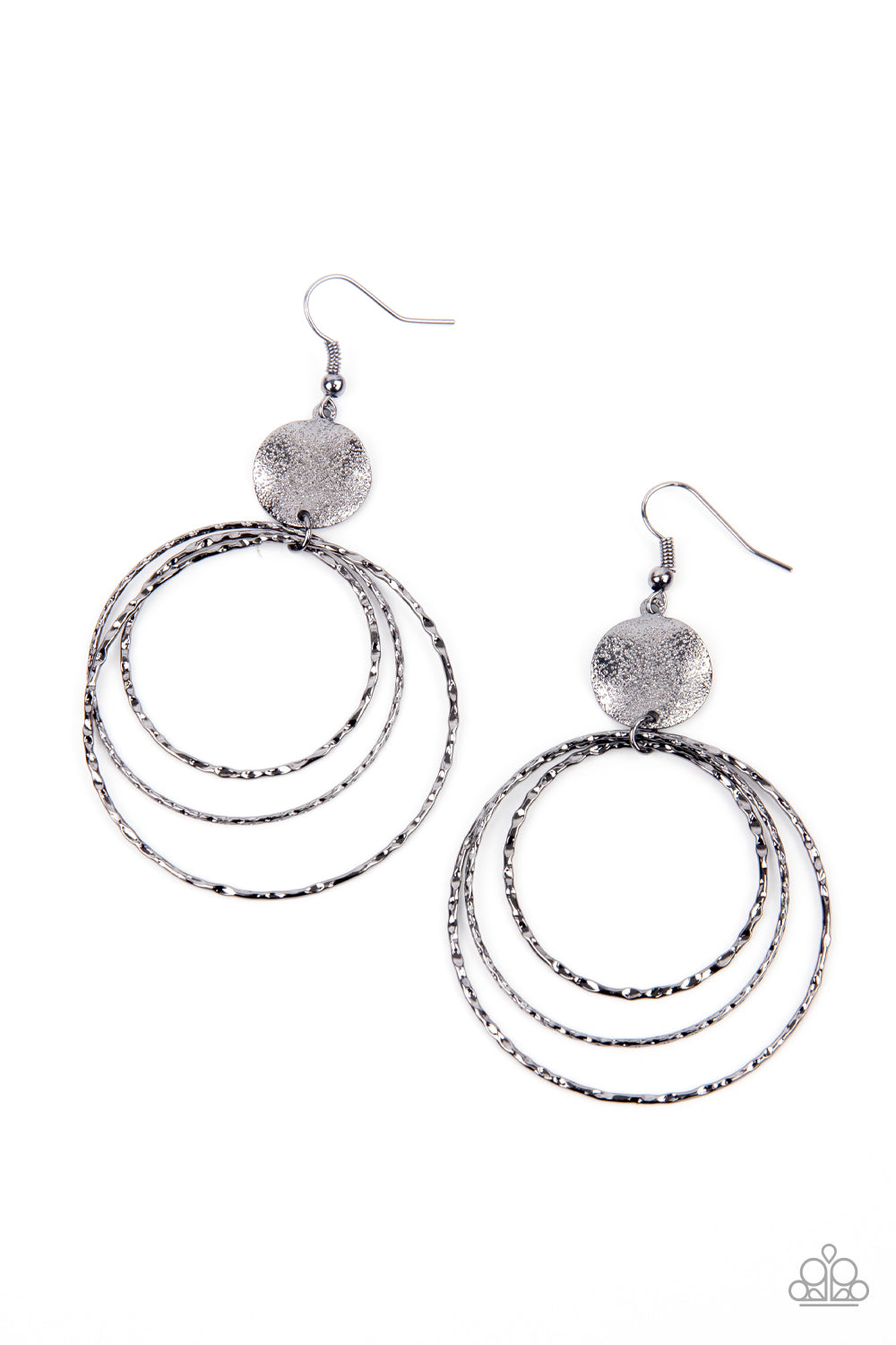 Paparazzi Accessories: Universal Rehearsal - Black Earring