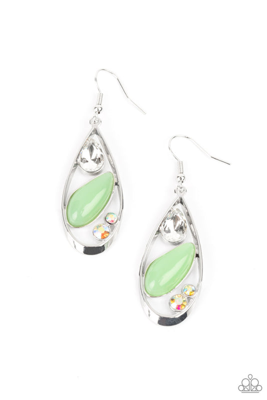 Paparazzi Accessories: Harmonious Harbors - Green Earring