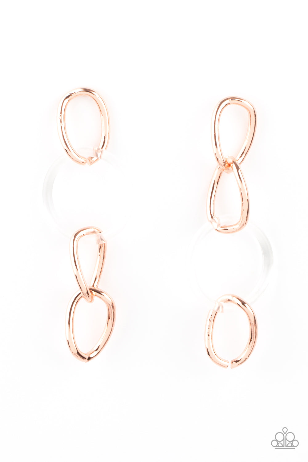 Paparazzi Accessorries: Talk In Circles - Copper Earring