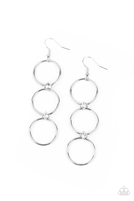 Paparazzi Accessories: Refined Society - White Earring