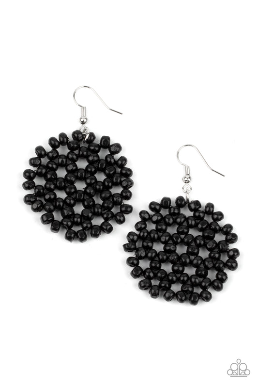 Paparazzi Accessories: Summer Escapade - Black Earring