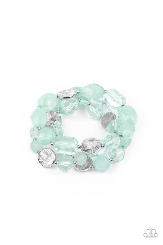 Paparazzi Accessories: Oceanside Bliss - Green Bracelet