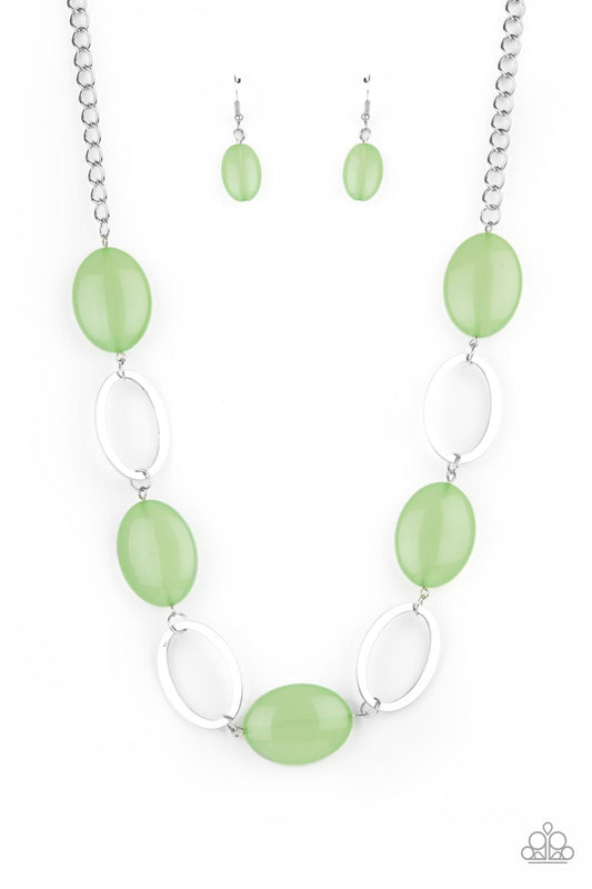 Paparazzi Accessories: Beachside Boardwalk - Green Necklace