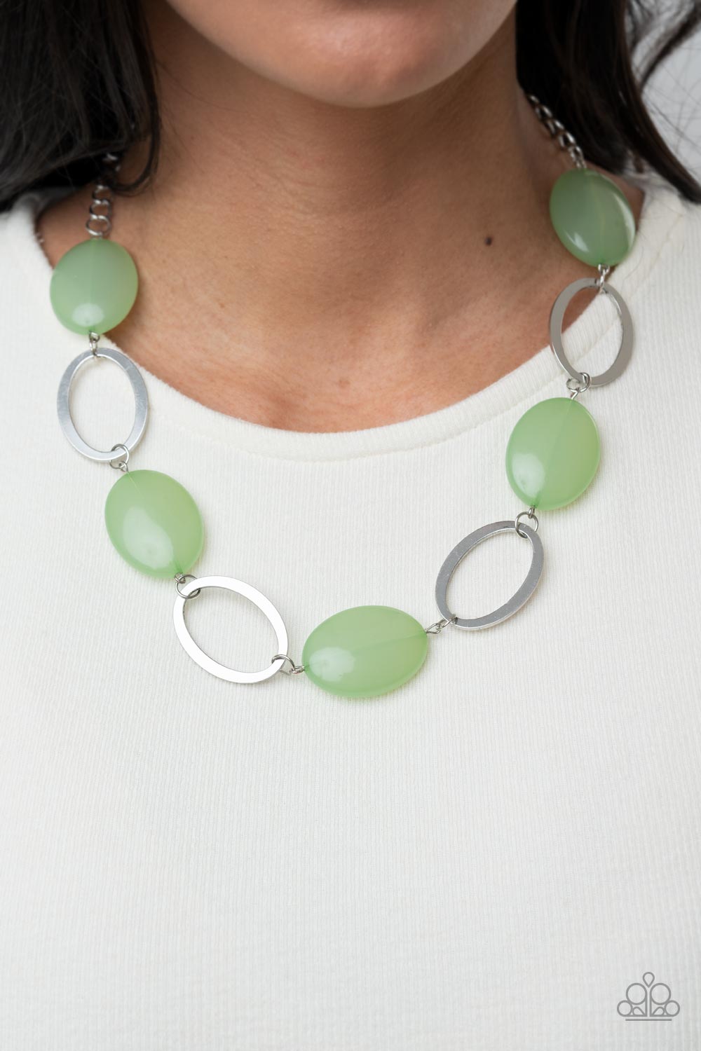 Paparazzi Accessories: Beachside Boardwalk - Green Necklace