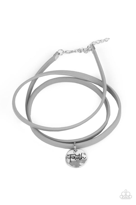 Paparazzi Accessories: Wonderfully Worded - Silver Bracelet