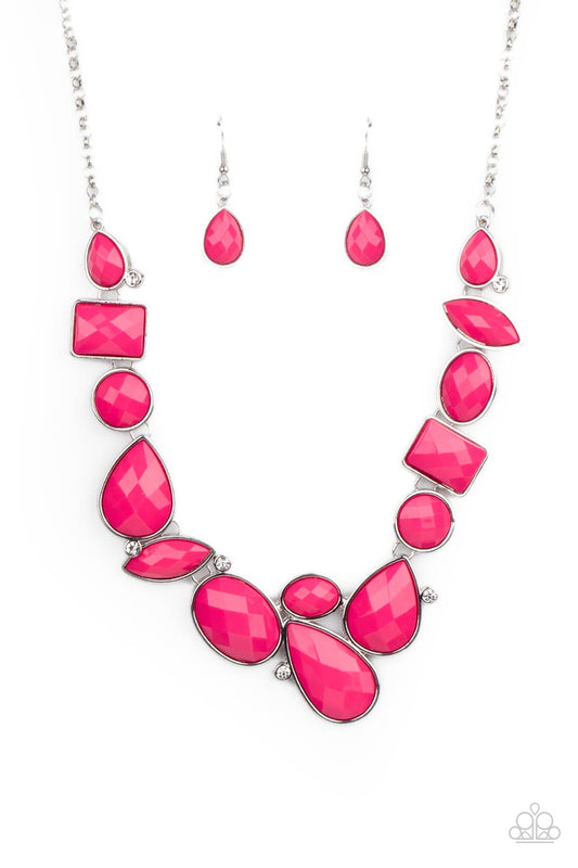 Paparazzi Accessories: Mystical Mirage - Pink Necklace