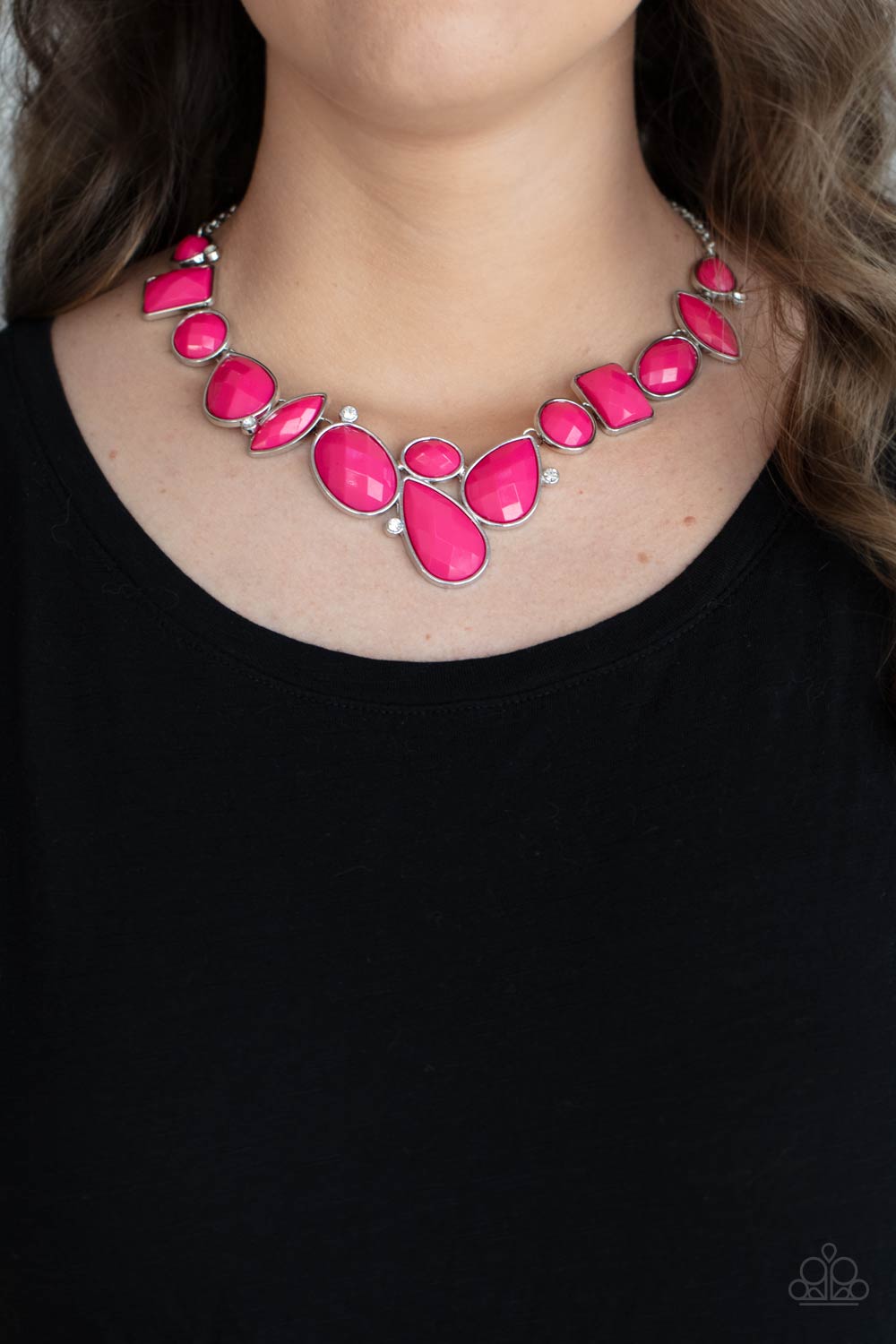Paparazzi Accessories: Mystical Mirage - Pink Necklace