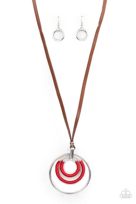 Paparazzi Accessories: Hypnotic Happenings - Red Necklace