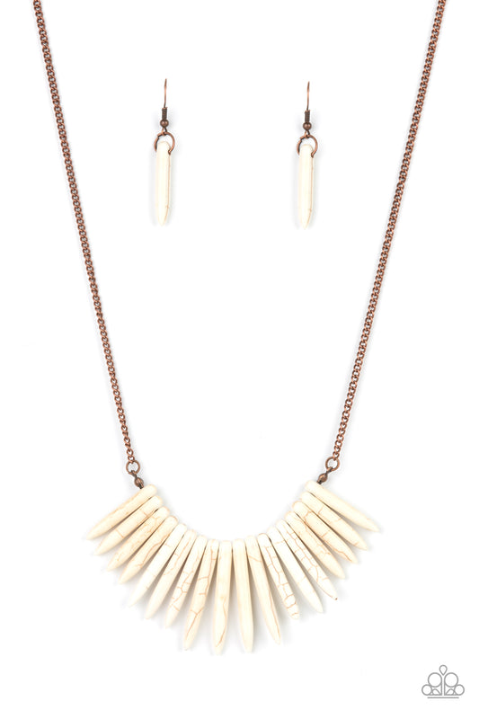 Paparazzi Accessories: Exotic Edge - Copper Necklace
