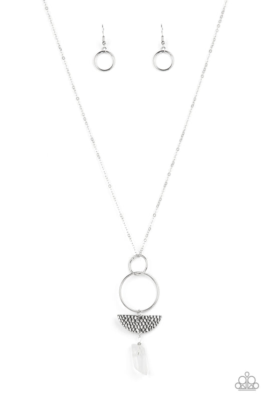 Paparazzi Accessories: Monumental Obelisk - White Necklace