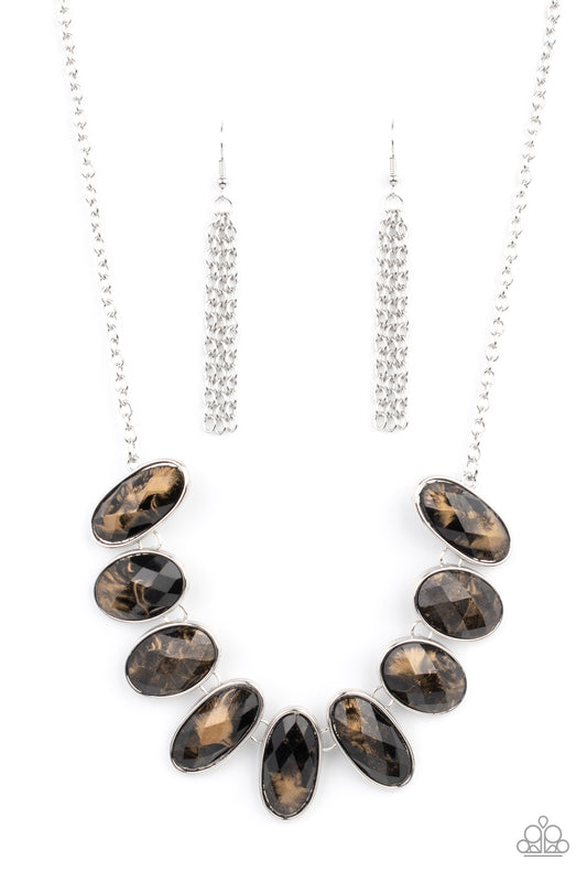Paparazzi Accessories: Elliptical Episode - Black Necklace