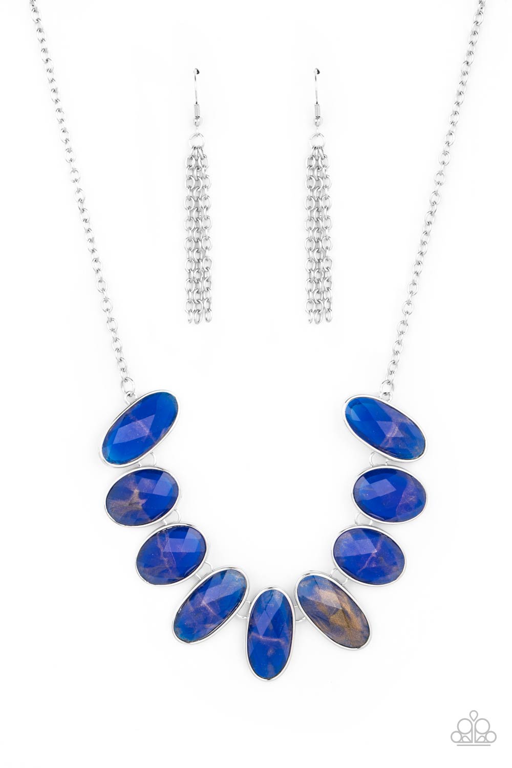 Paparazzi Accessories: Elliptical Episode - Blue Necklace