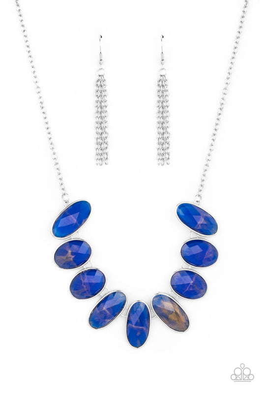 Paparazzi Accessories: Elliptical Episode - Blue Necklace