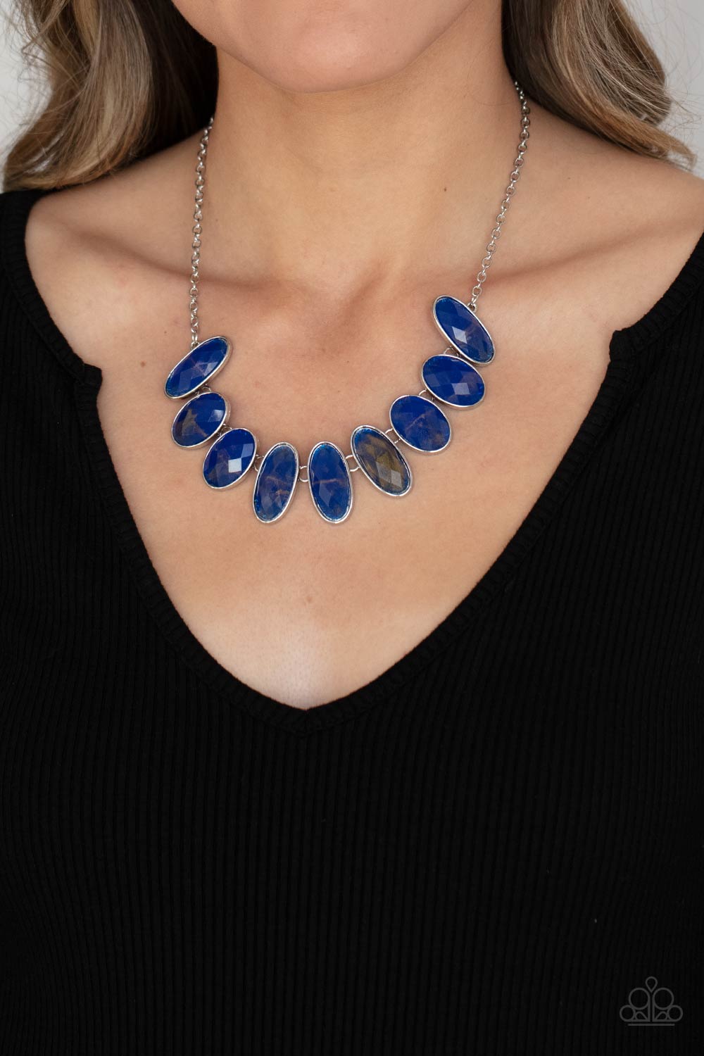 Paparazzi Accessories: Elliptical Episode - Blue Necklace