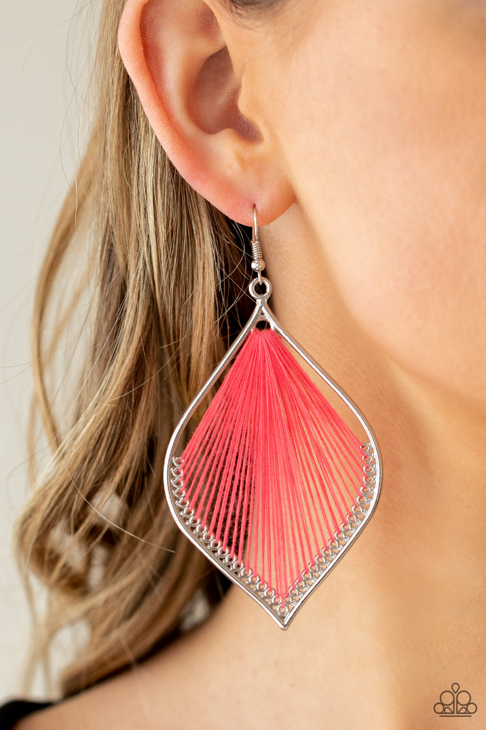Paparazzi Accessories: String Theory - Pink Earring