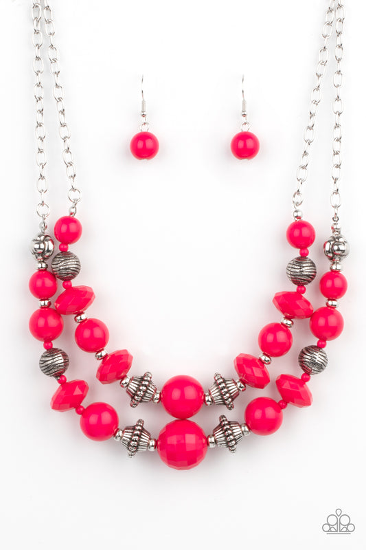 Paparazzi Accessories: Upscale Chic - Pink Necklace