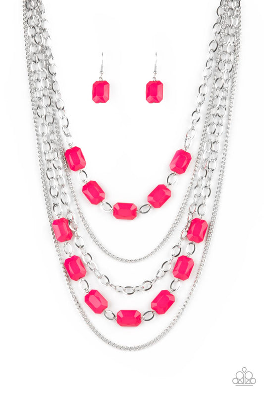 Paparazzi Accessories: Standout Strands - Pink Necklace