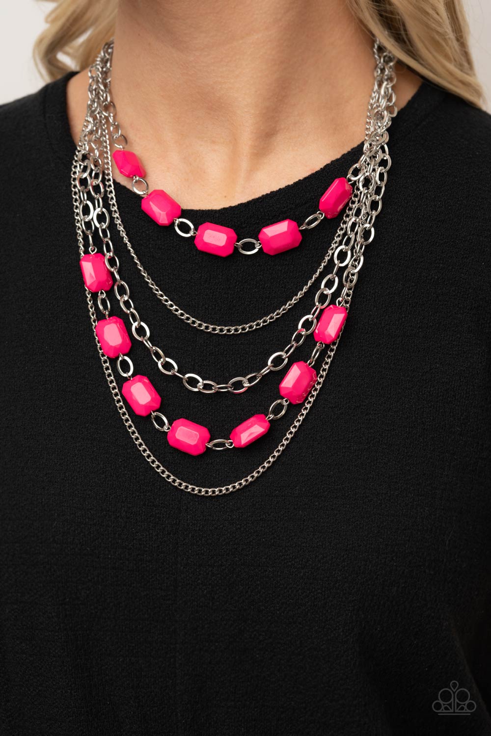 Paparazzi Accessories: Standout Strands - Pink Necklace