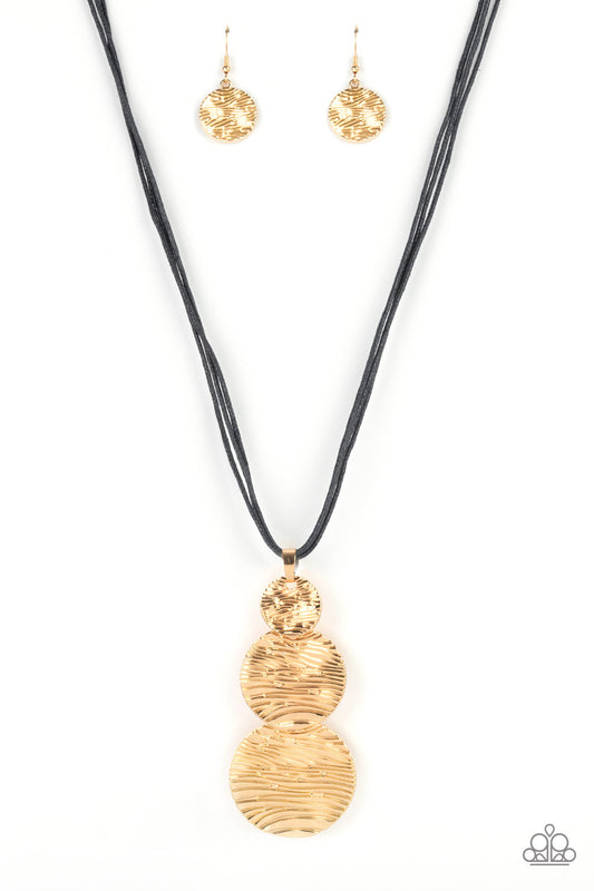Paparazzi Accessories: Circulating Shimmer - Black Necklace