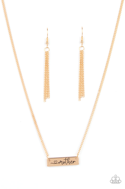 Paparazzi Accessories: Joy Of Motherhood - Gold Necklace