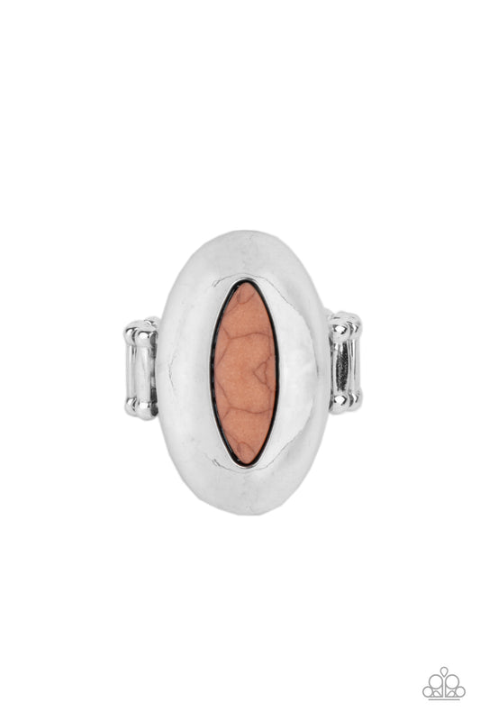 Paparazzi Accessories: Mesmerizing BLAZE - Brown Ring