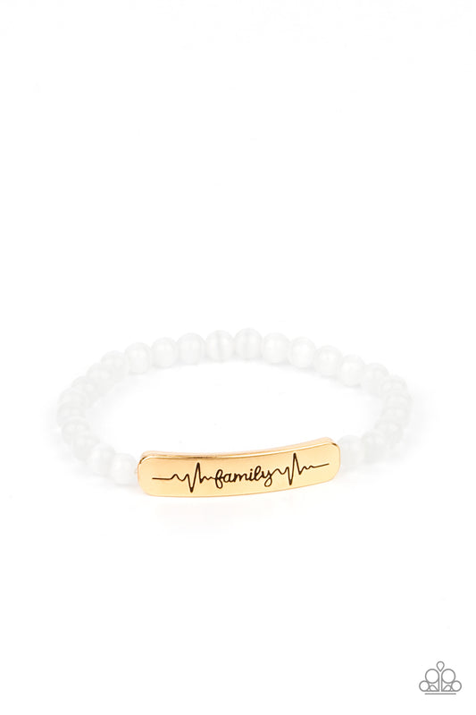 Paparazzi Accessories: Family is Forever - Gold Bracelet