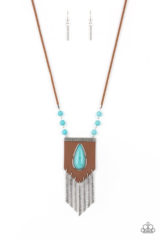 Paparazzi Accessories: Enchantingly Tribal - Blue Necklace